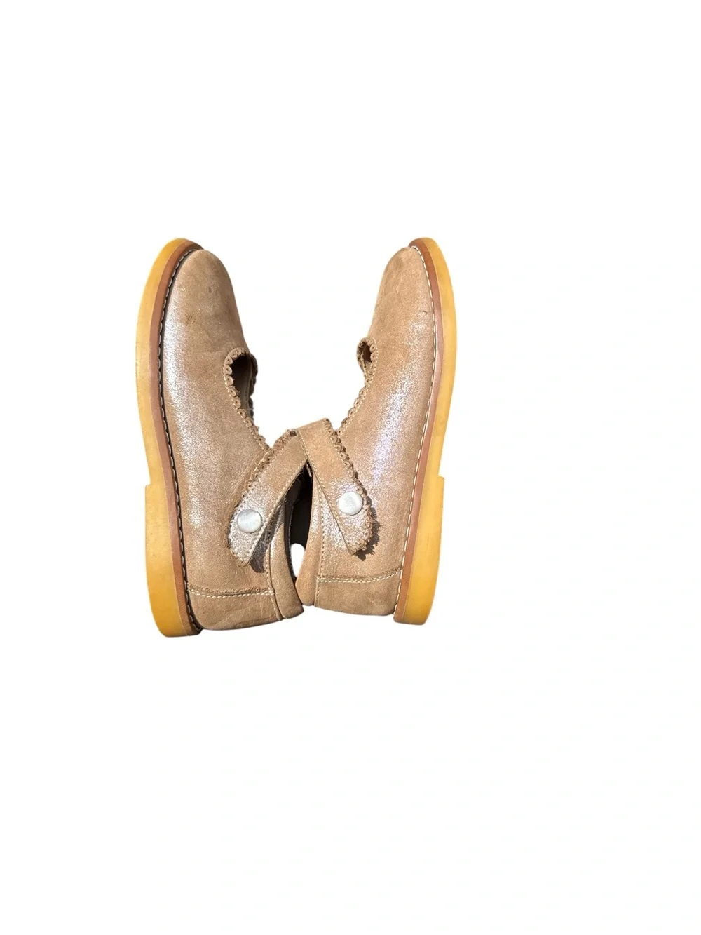 Mary Jane Metallic Champagne – Elephantito size 29